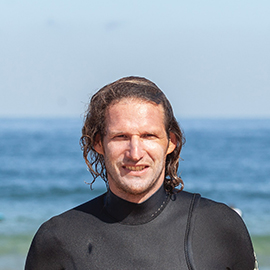 JB, moniteur de surf diplômé d'État à Kiwadu Surf School Seignosse